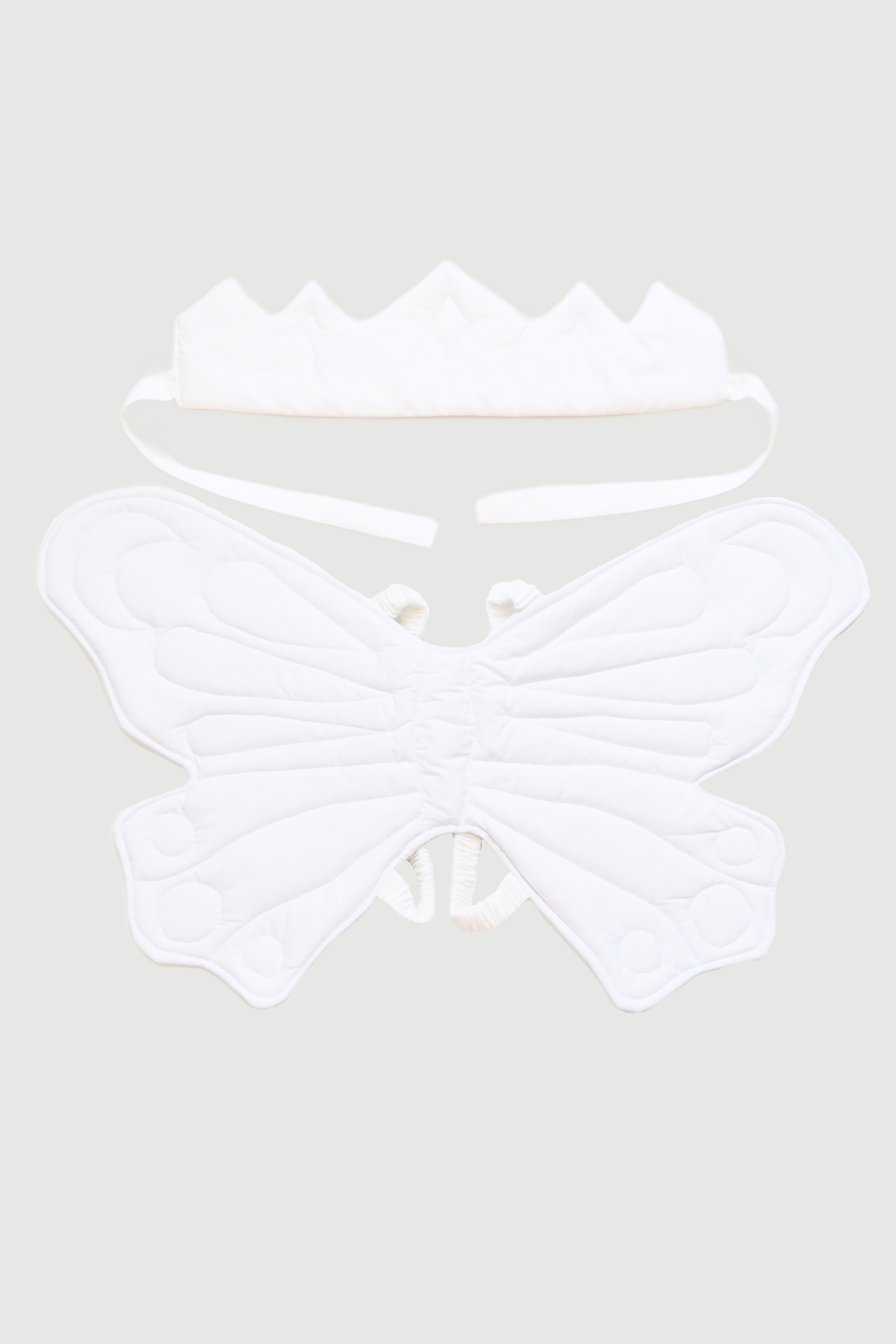 Butterfly Wings & Crown Bundle - White