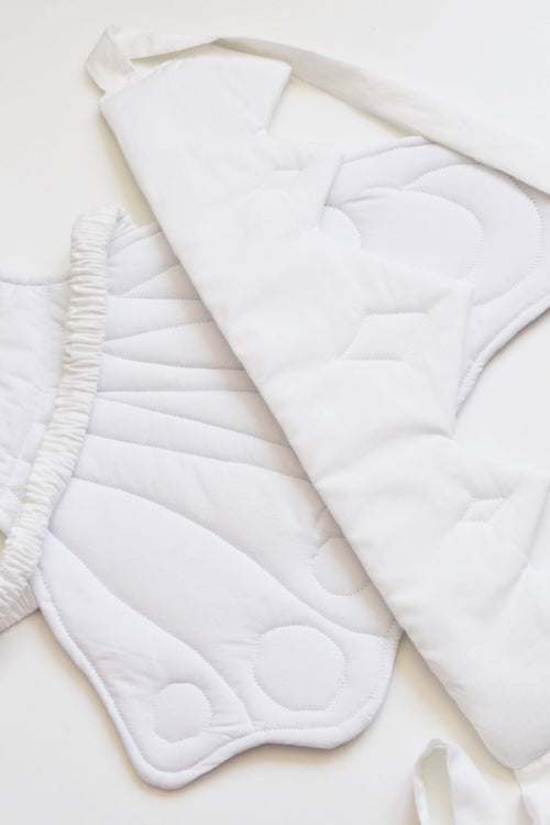 Butterfly Wings & Crown Bundle - White